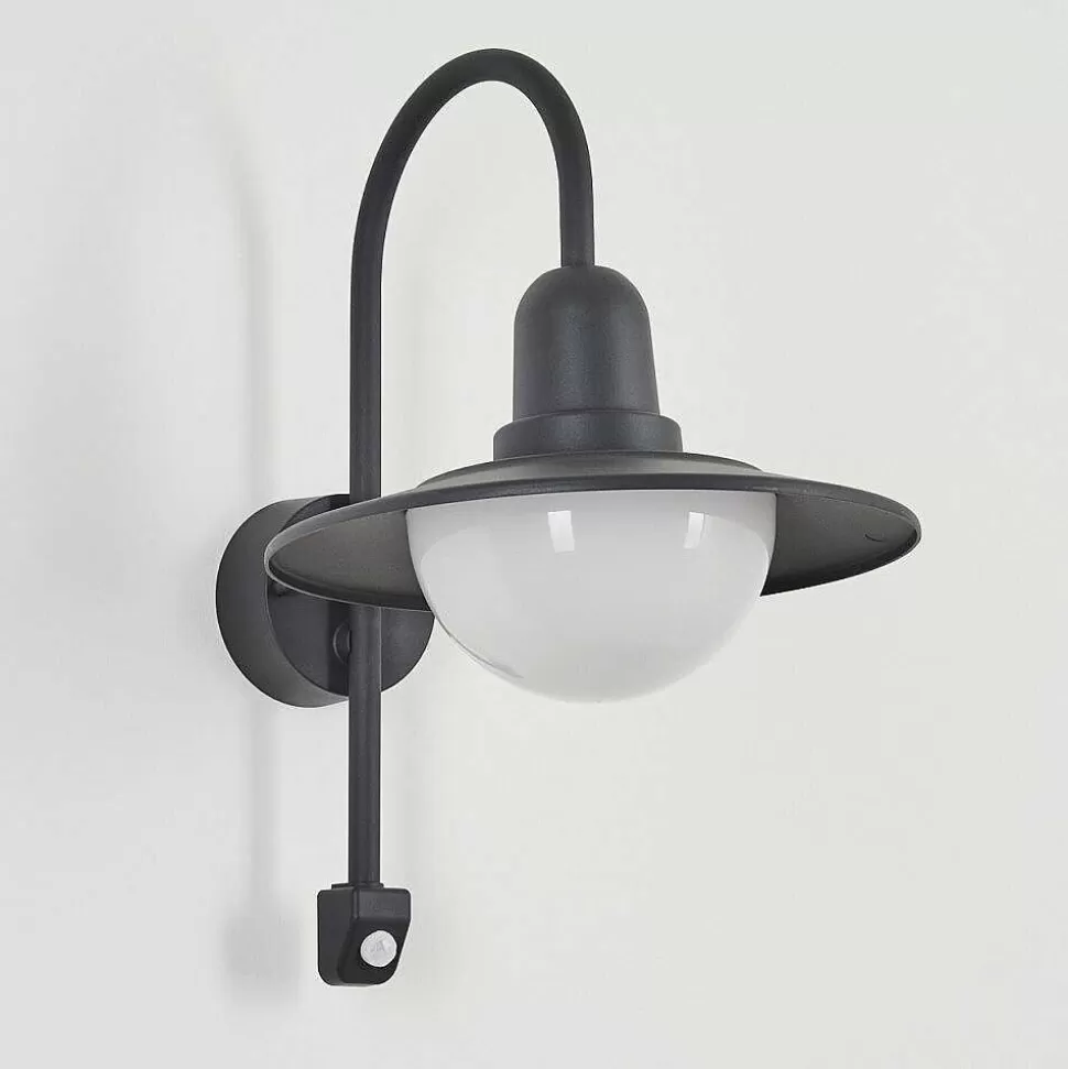 hofstein Lampes Extérieures Avec Detecteur>Applique Murale D'Exterieur Pohei Anthracite, 1 Lumiere, Detecteur De Mouvement