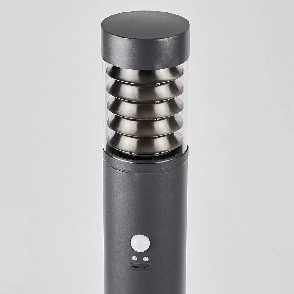 hofstein Lampes Extérieures Avec Detecteur>Borne Lumineuse Dakar Anthracite, 1 Lumiere, Detecteur De Mouvement