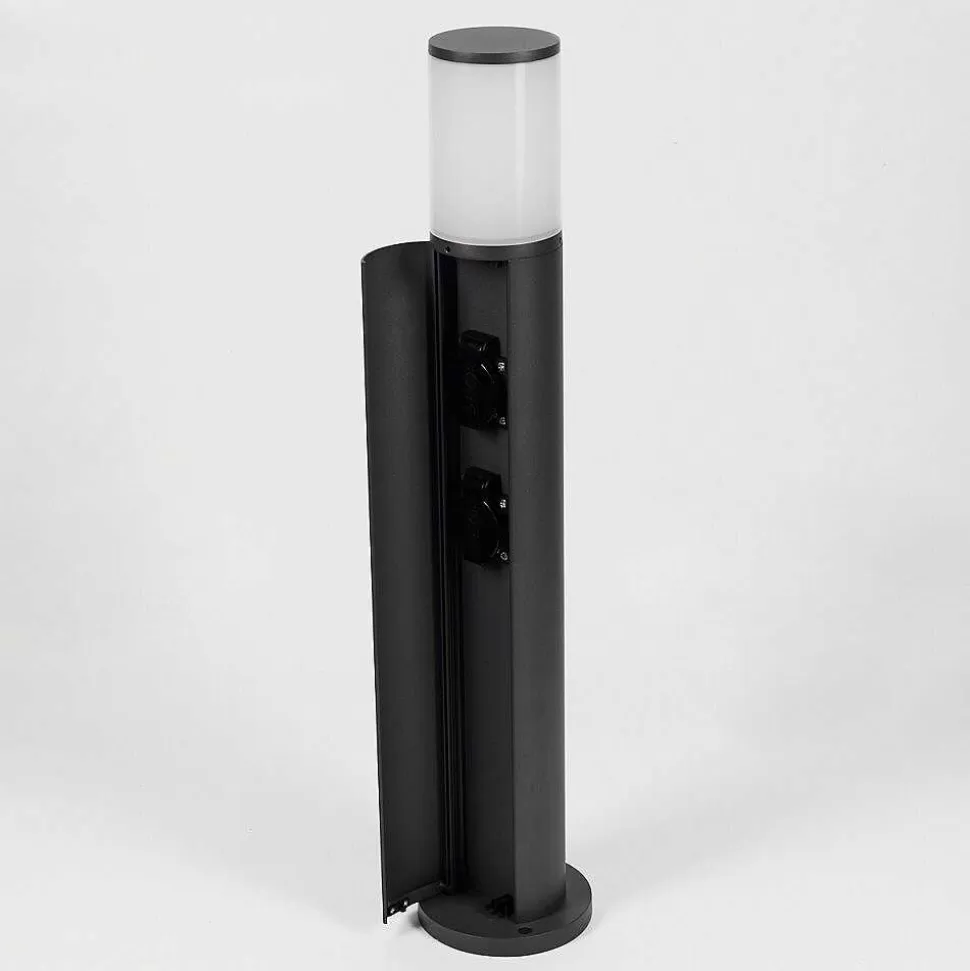 hofstein Luminaires Extérieurs Avec Prise>Borne Lumineuse Home Led Anthracite, 1 Lumiere