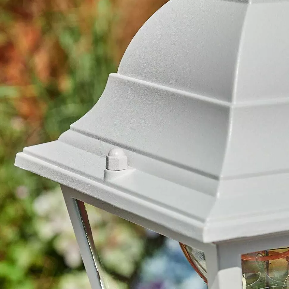 hofstein Lampes Extérieures Avec Detecteur>Borne Lumineuse Naofe Blanc, 1 Lumiere, Detecteur De Mouvement