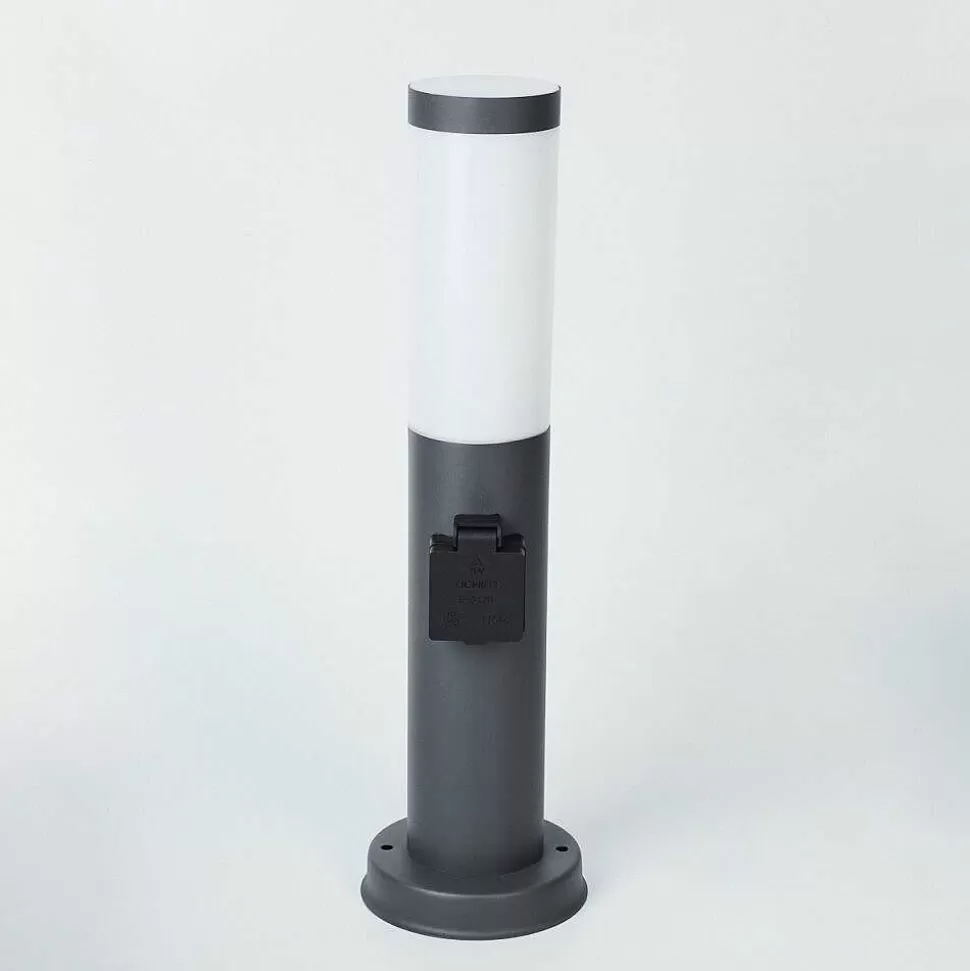 hofstein Balises Lumineuses>Borne Lumineuse Sessa Anthracite, 1 Lumiere