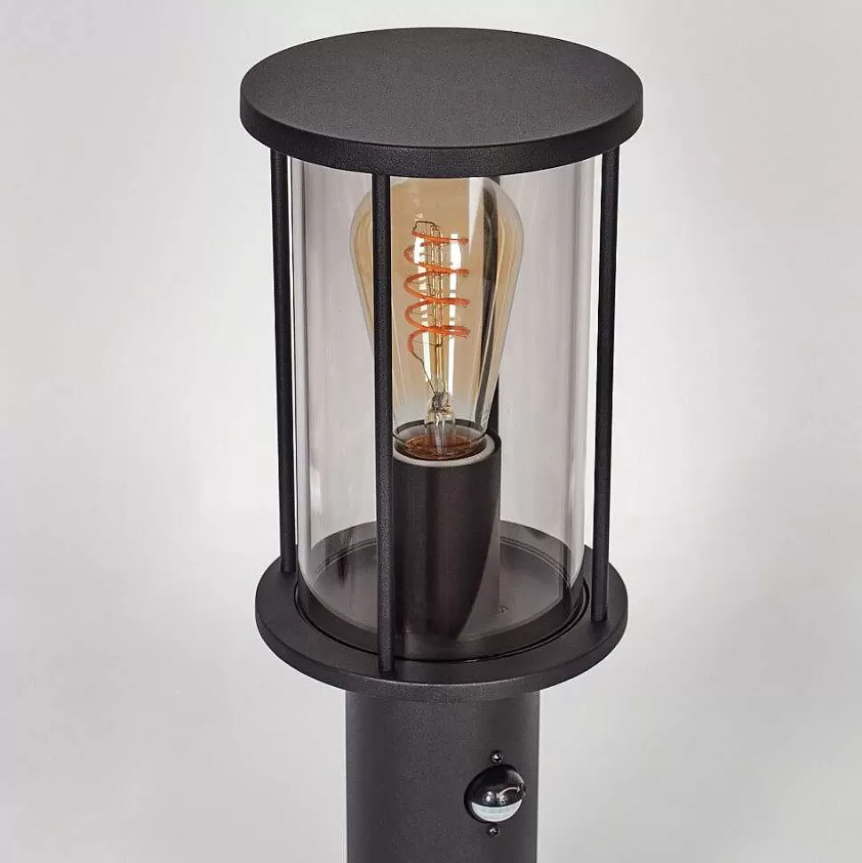 hofstein Lampes Extérieures Avec Detecteur>Borne Lumineuse Sumalao Noir, 1 Lumiere, Detecteur De Mouvement
