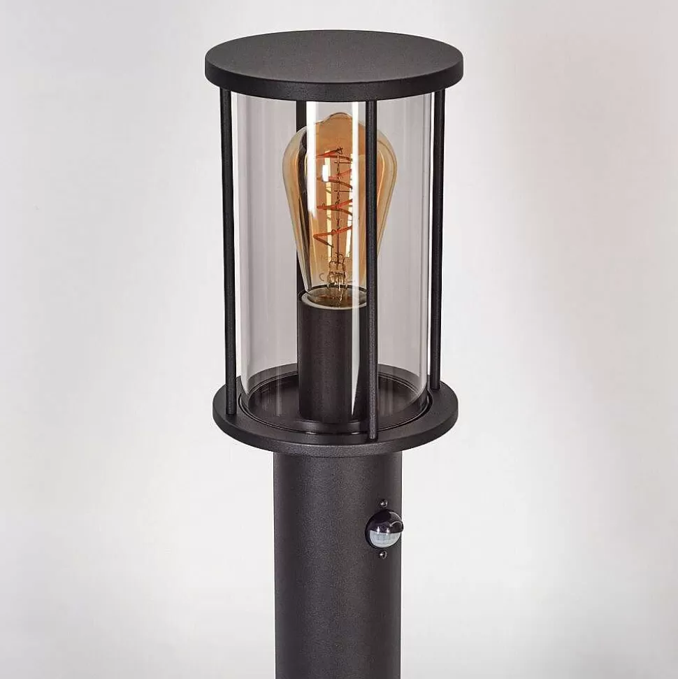hofstein Lampes Extérieures Avec Detecteur>Borne Lumineuse Sumalao Noir, 1 Lumiere, Detecteur De Mouvement