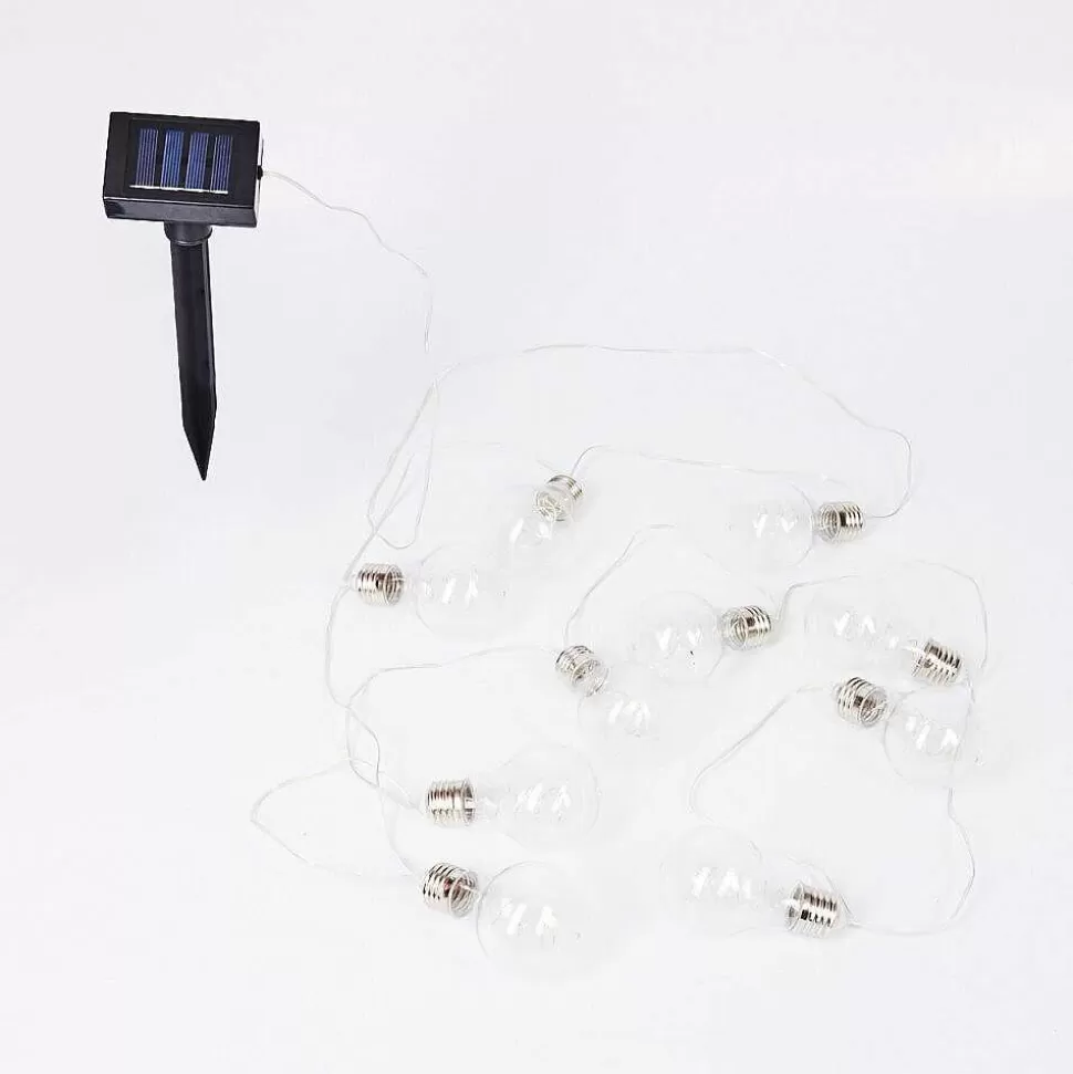 hofstein Lampes Solaires>Guirlande Lumineuse Solaire Markhus Led Transparent, 10 Lumieres