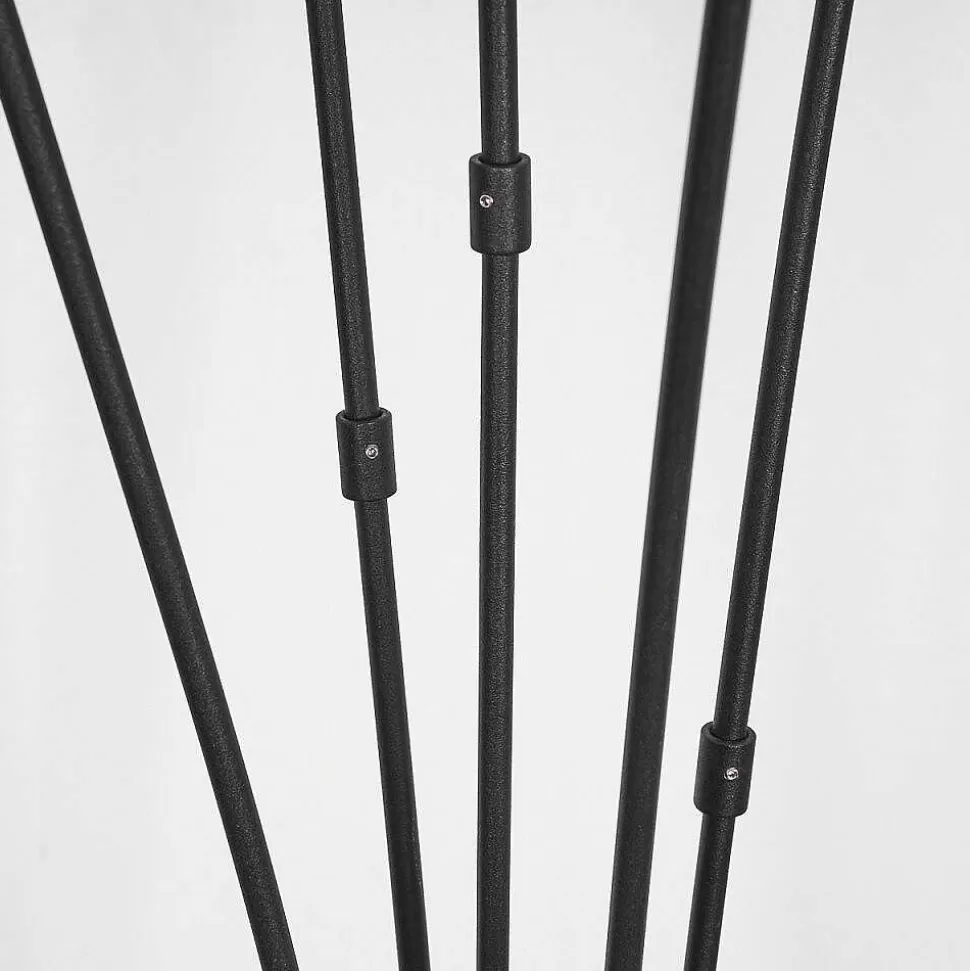 hofstein Lampadaires Et Lampadaires A Vasque>Lampadaire Alsen Noir, 5 Lumieres