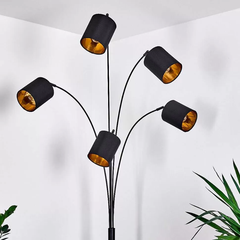 hofstein Lampadaires Et Lampadaires A Vasque>Lampadaire Bhutan Noir, 5 Lumieres