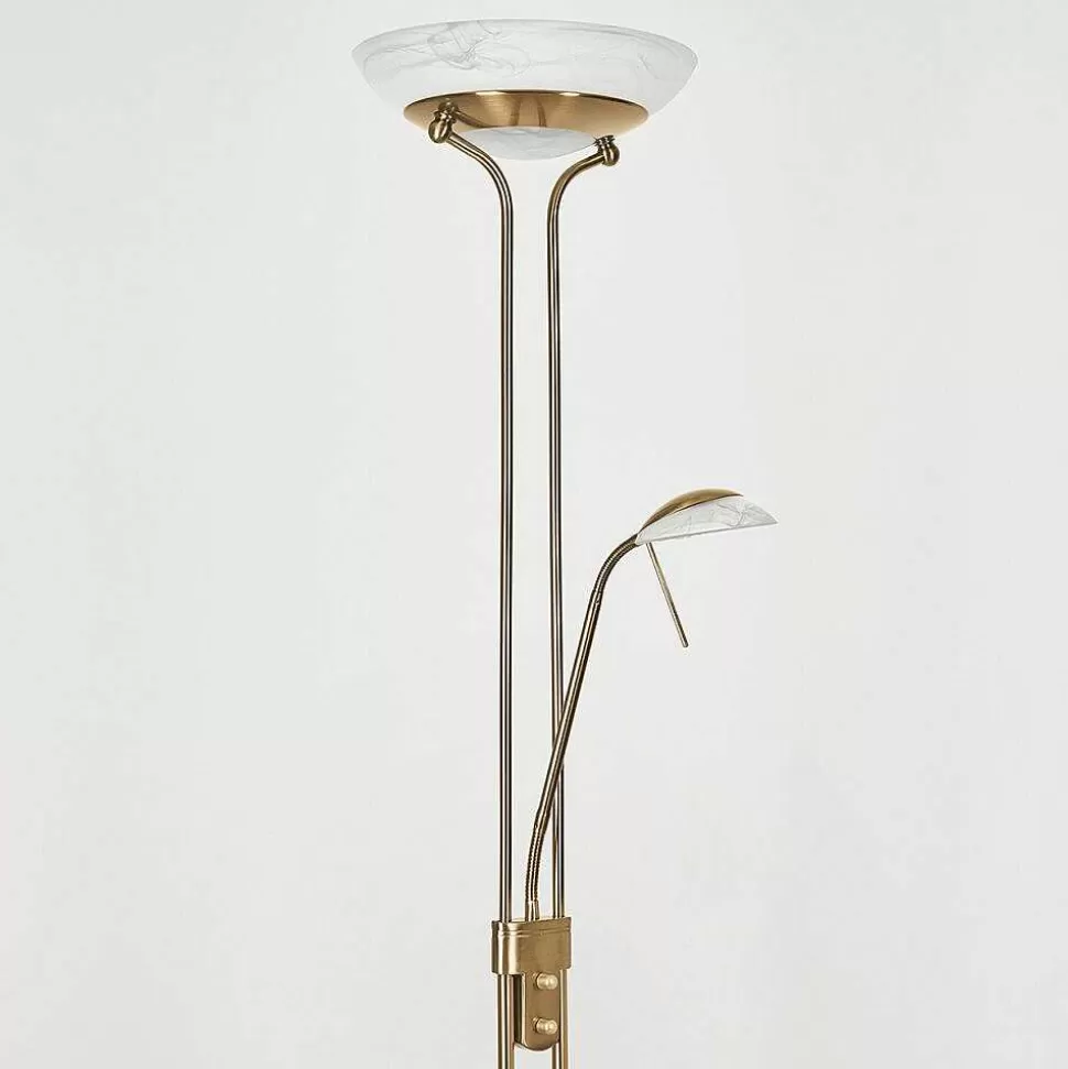 hofstein Lampadaires Et Lampadaires A Vasque>Lampadaire Biot Led Laiton, 2 Lumieres