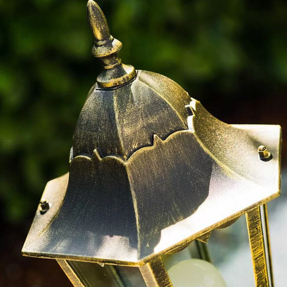 hofstein Balises Lumineuses>Lampadaire D'Exterieur Hongkong Bronze, Or, 1 Lumiere