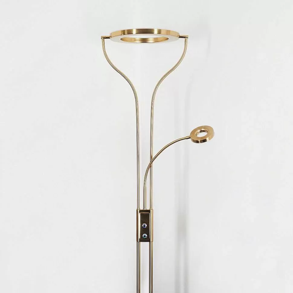 hofstein Lampadaires Et Lampadaires A Vasque>Lampadaire Donna Led Laiton, 2 Lumieres