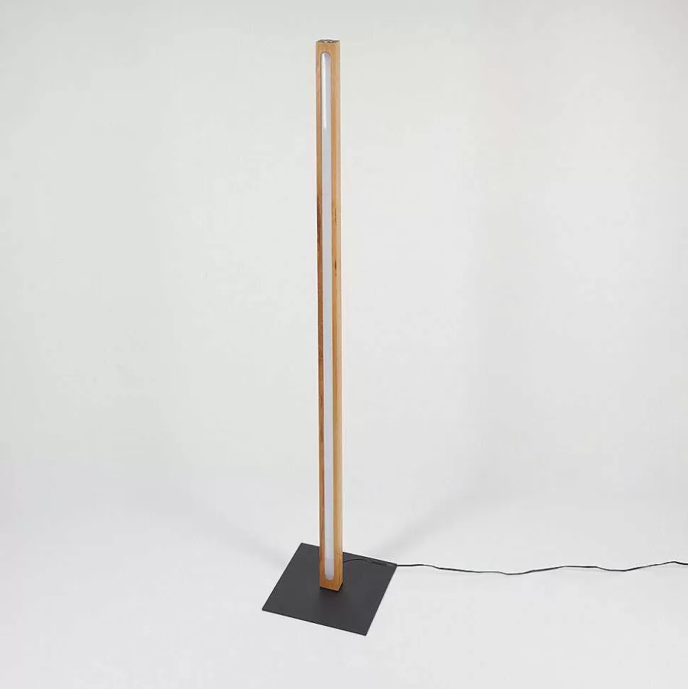 hofstein Lampadaires Et Lampadaires A Vasque>Lampadaire Madou Led Ecru, Noir, 1 Lumiere