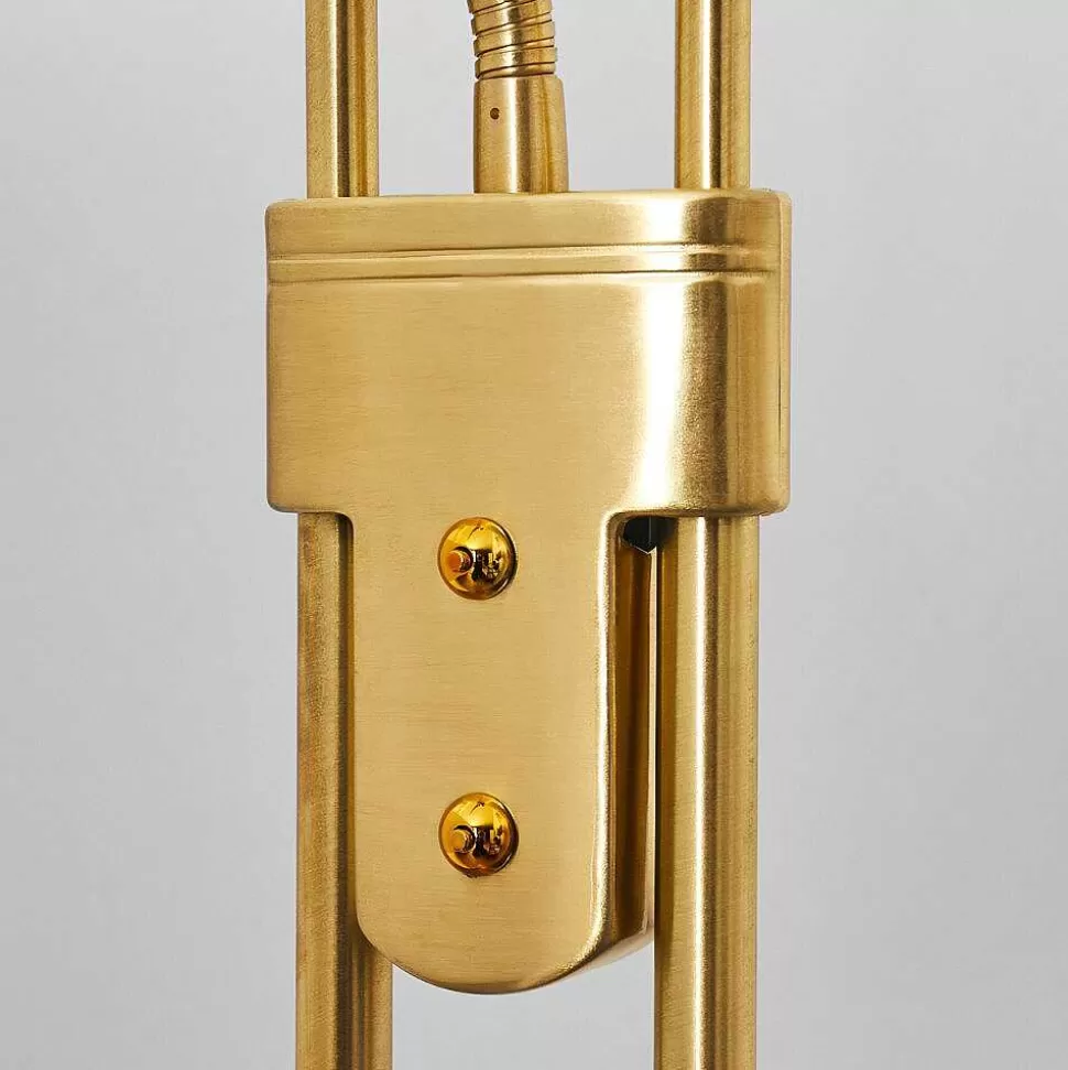 hofstein Lampadaires Et Lampadaires A Vasque>Lampadaire Mairoa Led Laiton, 2 Lumieres