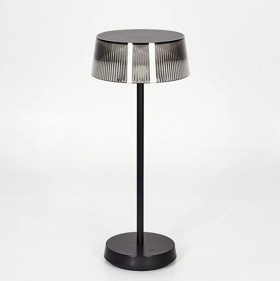 hofstein Lampes Rechargeables Et Lampes À Piles>Lampe A Poser Oundo Led Noir, 1 Lumiere