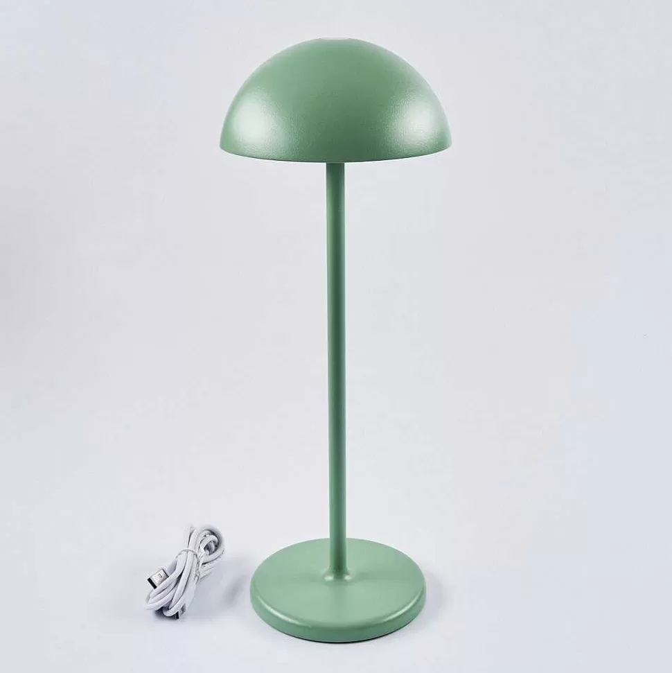 hofstein Lampes Rechargeables Et Lampes À Piles>Lampe A Poser Pelaro Led Vert, 1 Lumiere