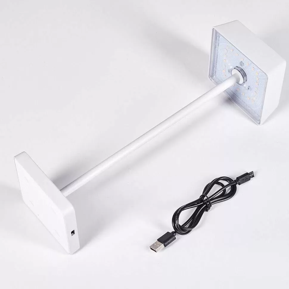 hofstein Lampes Rechargeables Et Lampes À Piles>Lampe De Table Algeraz Led Blanc, 1 Lumiere