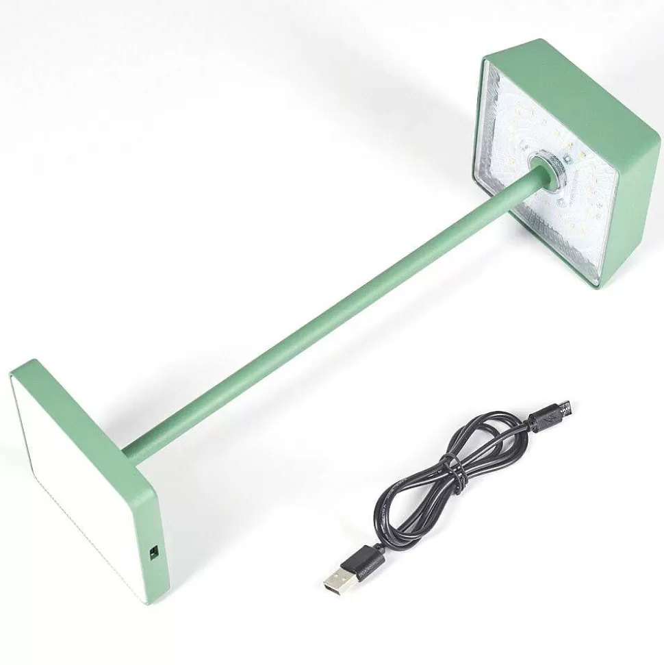 hofstein Lampes Rechargeables Et Lampes À Piles>Lampe De Table Algeraz Led Vert, 1 Lumiere