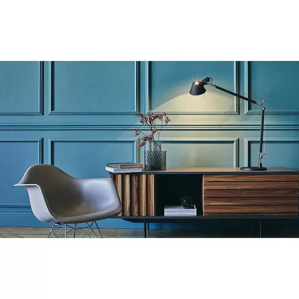 Luminaires Artemide Lampes Designers>Lampe De Table Artemide Tolomeo Noir, 1 Lumiere