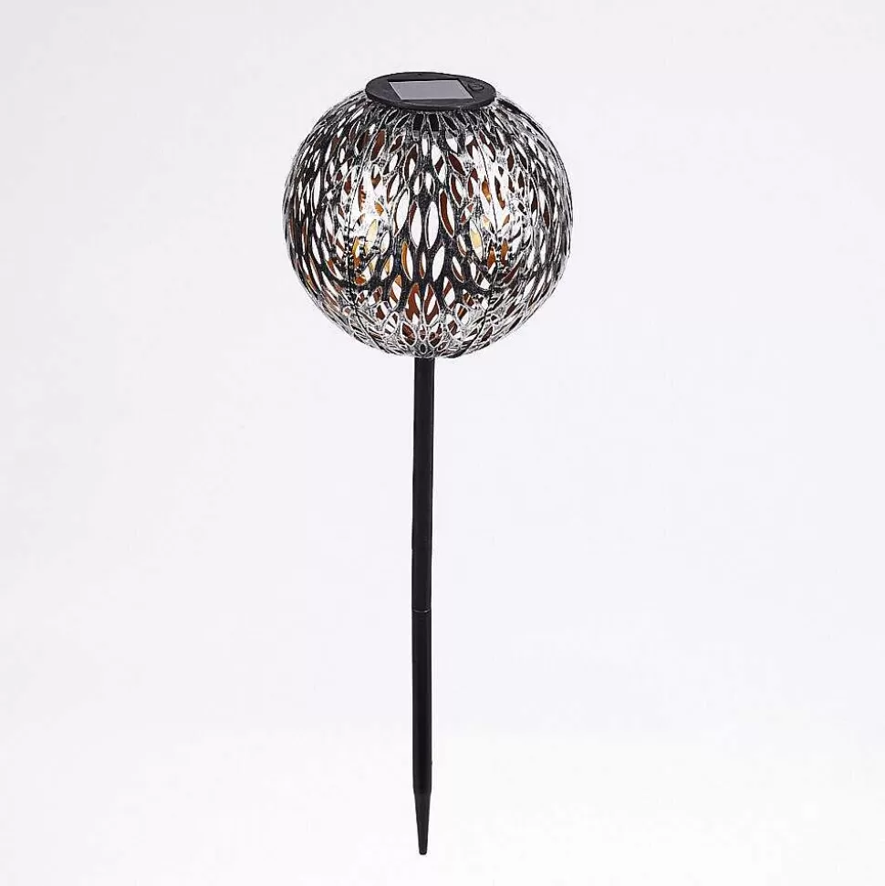 hofstein Lampes Solaires>Lampe Solaire Samoao Led Cuivre, Noir, Argente, 1 Lumiere