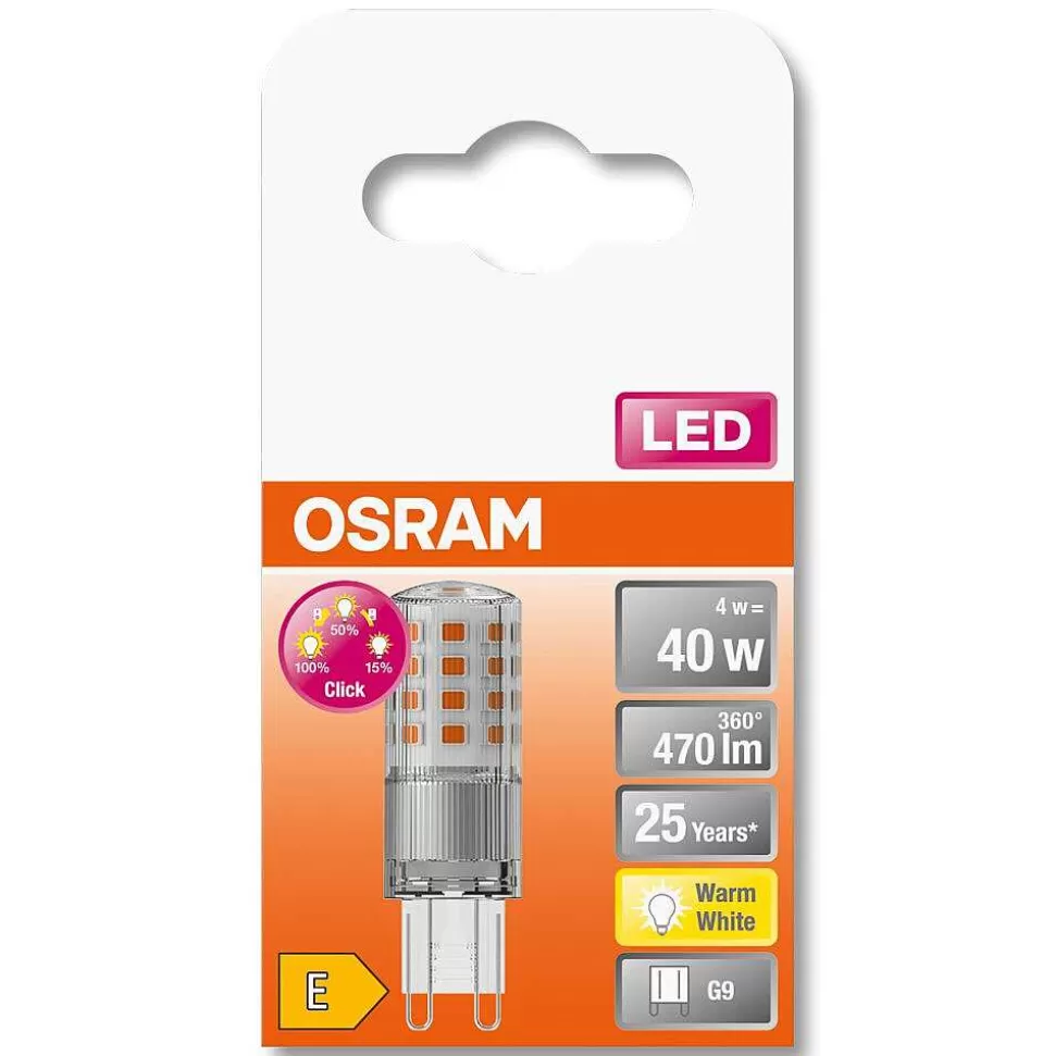 Luminaires Osram Ampoules G9>Osram Led Pin G9 4 Watt 2700 Kelvin 470 Lumen