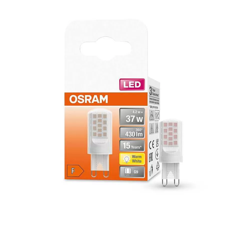 Luminaires Osram Ampoules G9>Osram Led Pin Led G9 4,2 Watt 2700 Kelvin 430 Lumen