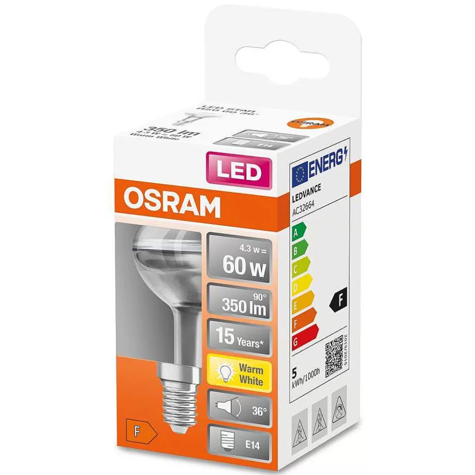 Luminaires Ledvance Ampoules E14>Osram Star Led E14 4,3 Watt 2700 Kelvin 345 Lumen