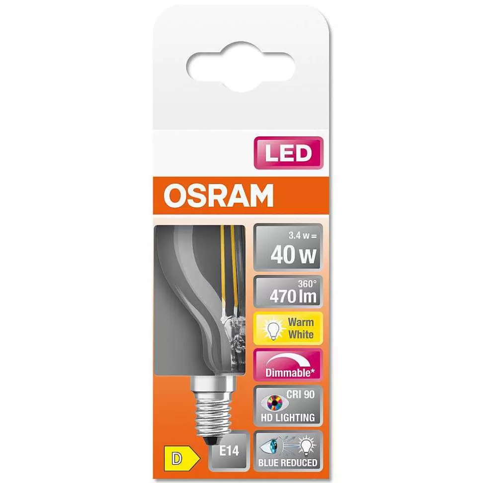 Luminaires Osram Lampes À Intensite Variable>Osram Superstar Led E14 3,4 Watt 2700 Kelvin 470 Lumen