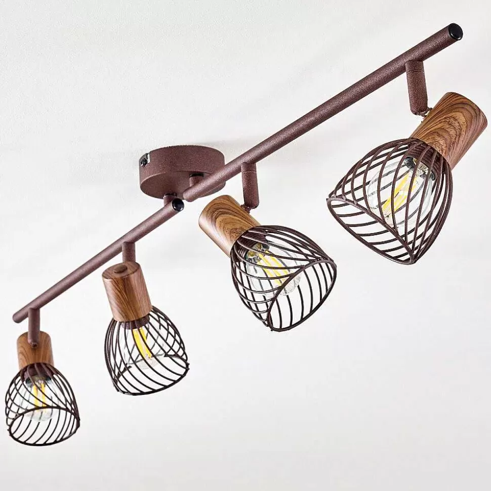 hofstein Luminaires Rustiques>Plafonnier Arjen Brun, Rouille, 4 Lumieres
