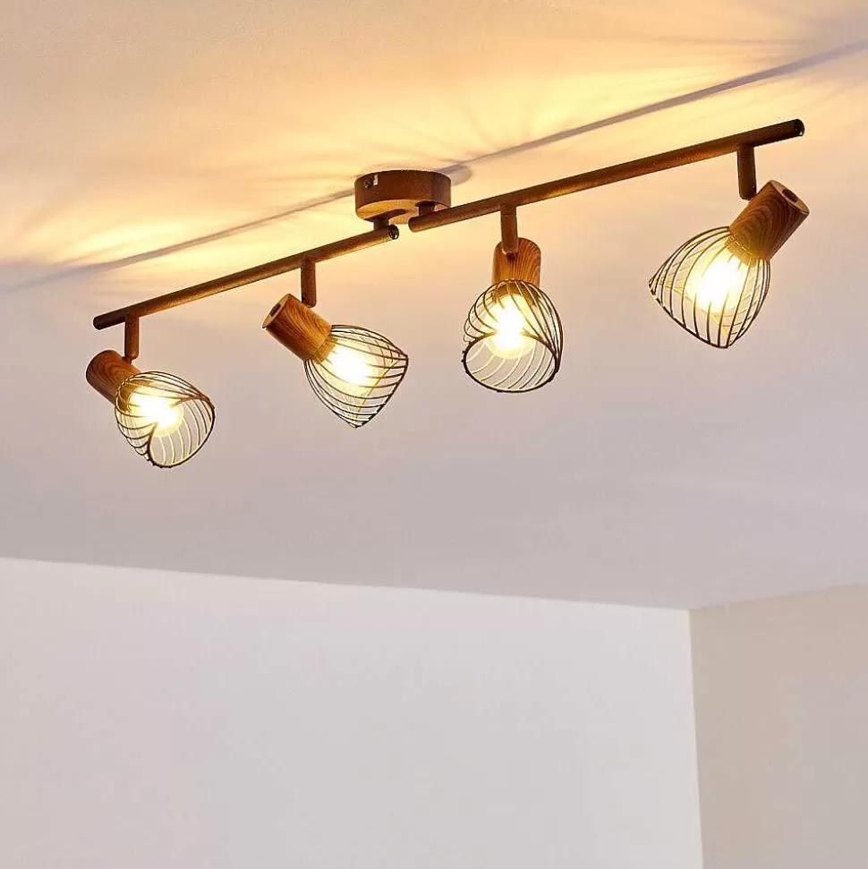 hofstein Luminaires Rustiques>Plafonnier Arjen Brun, Rouille, 4 Lumieres
