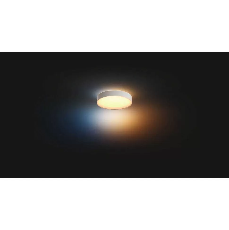 Luminaires Philips Philips Hue>Plafonnier Philips Hue Enrave Led Blanc, 1 Lumiere, Telecommandes