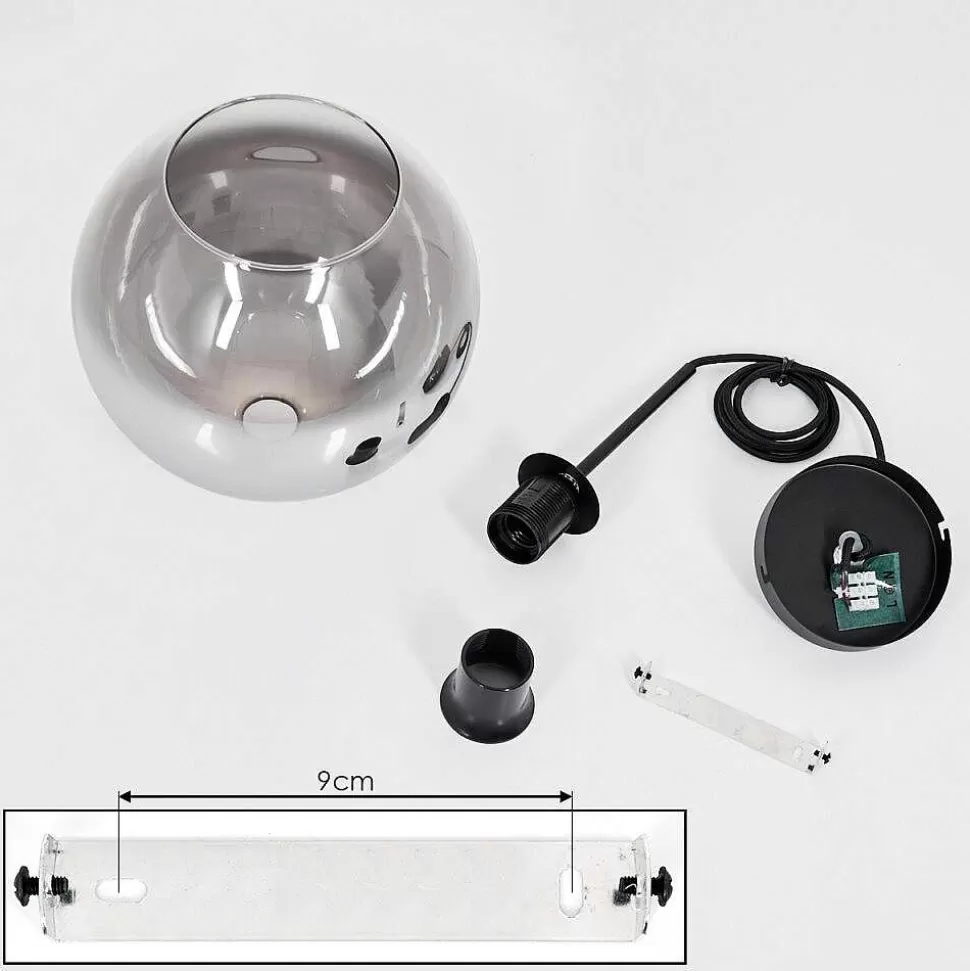 hofstein Lampes À Boules>Plafonnier Verre 20 Cm Koyoto Clair, Fume, 1 Lumiere