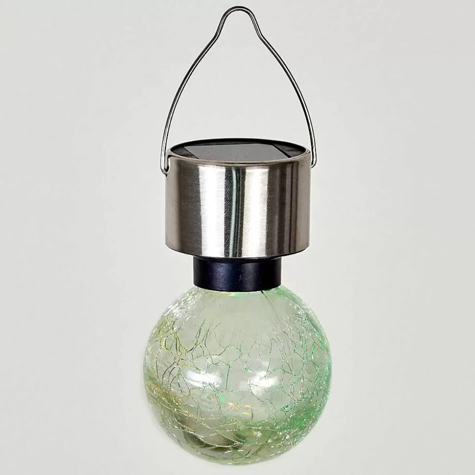 hofstein Lampes Solaires>Set De Lampes Solaires Falco Led Argente, 1 Lumiere
