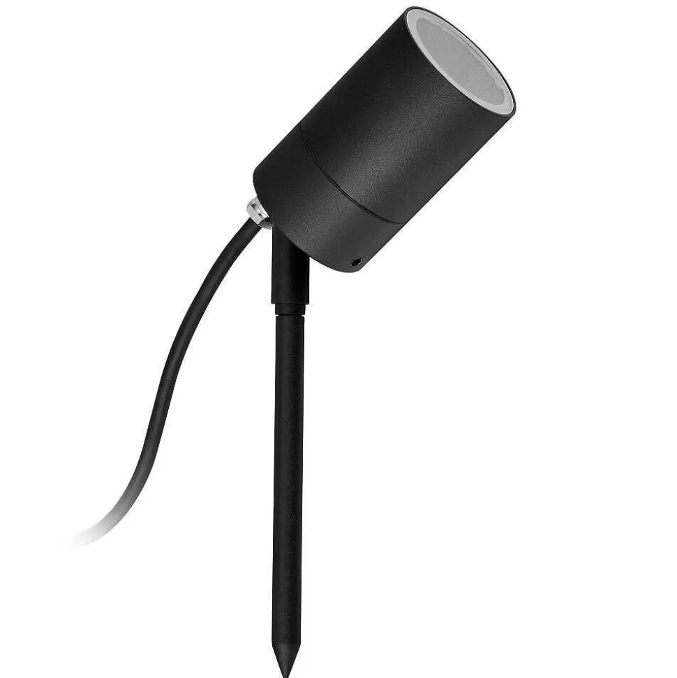 KS Verlichting Spots Extérieurs>Spot De Jardin Led Pin Noir, 1 Lumiere