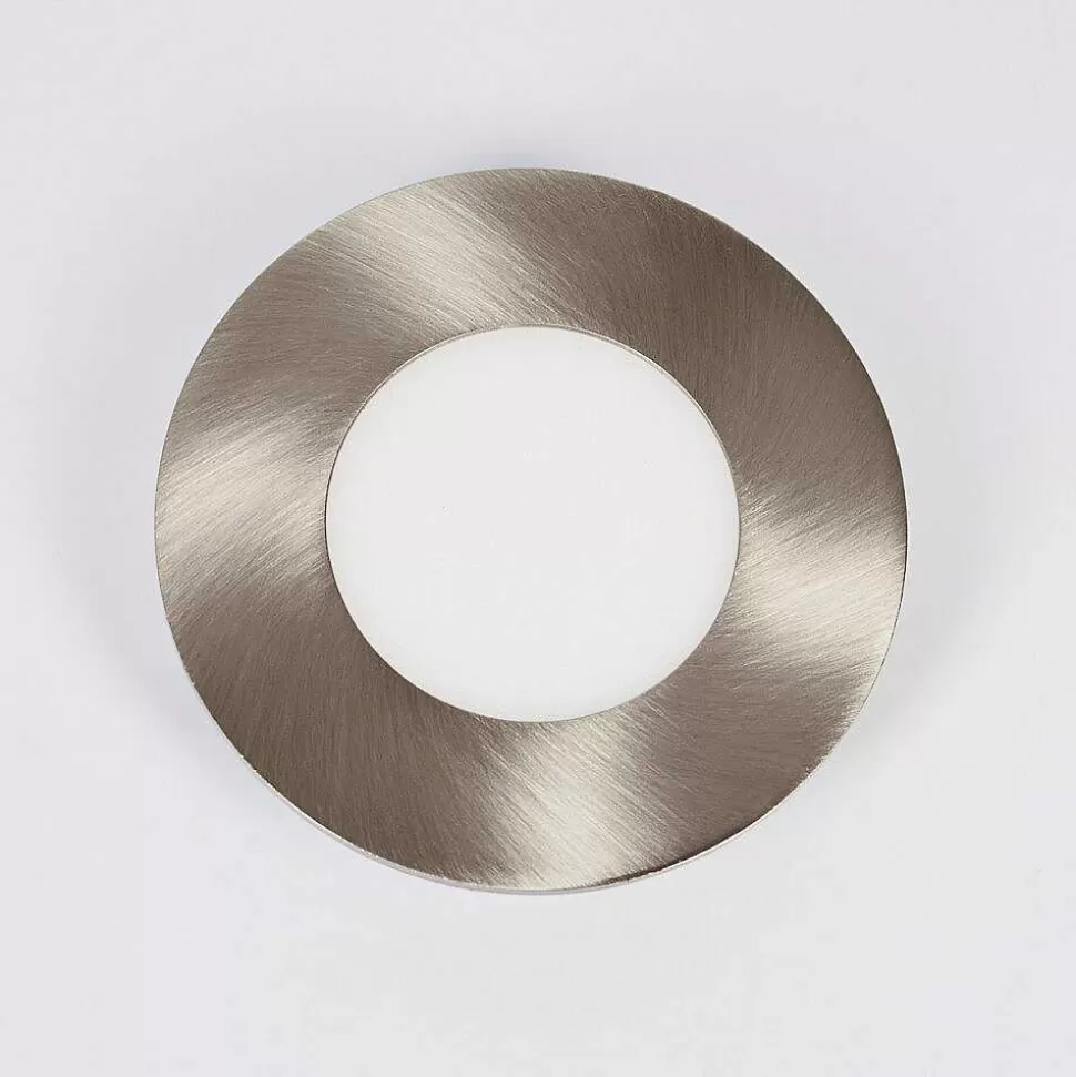 hofstein Luminaires Encastrés>Spot Encastrable Finsrud Led Nickel Mat, 1 Lumiere