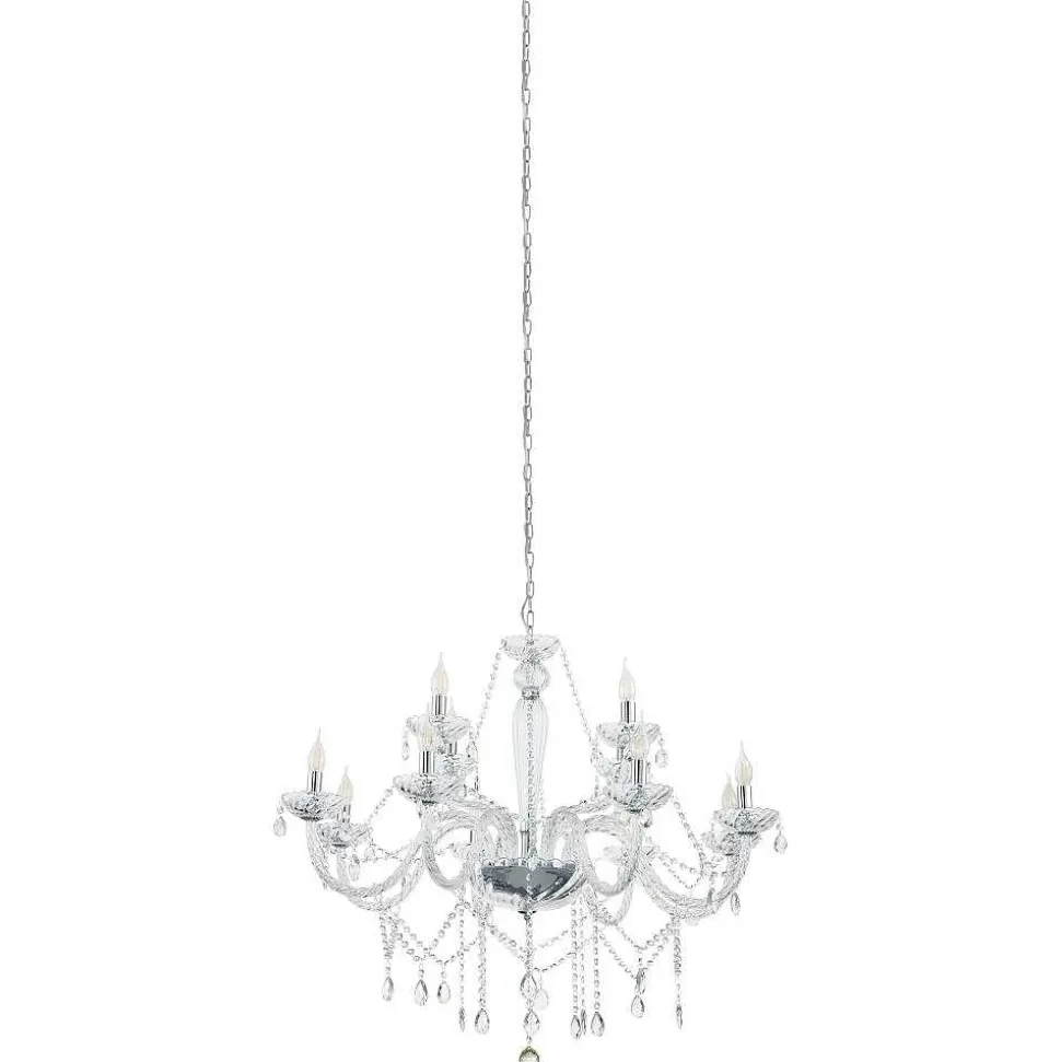 Luminaires Eglo Luminaires Antiques>Suspension Eglo Basilano Chrome, 12 Lumieres