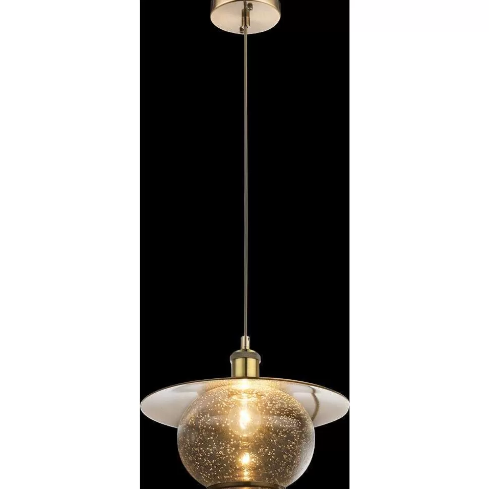 Luminaires Globo Lighting Luminaires Antiques>Suspension Globo Nevis Bronze, 1 Lumiere