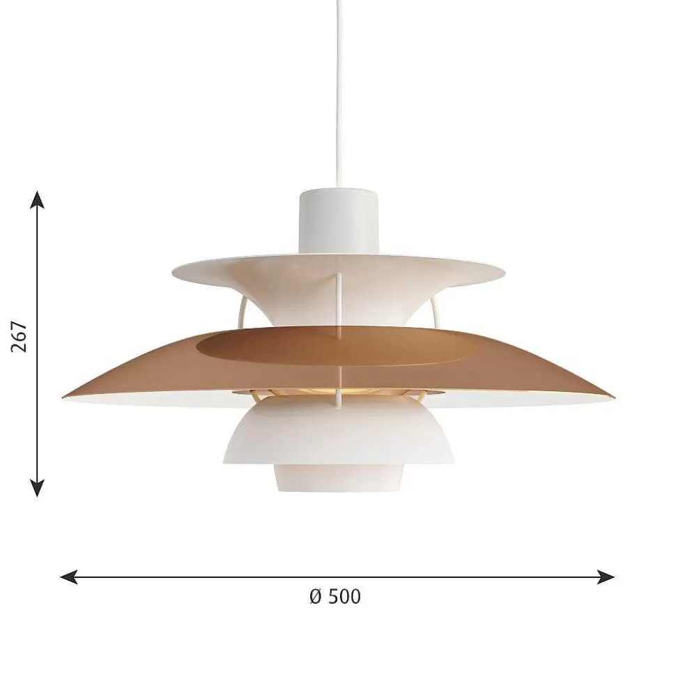 Luminaires Louis Poulsen Lampes Designers>Suspension Louis Poulsen Blanc, 1 Lumiere