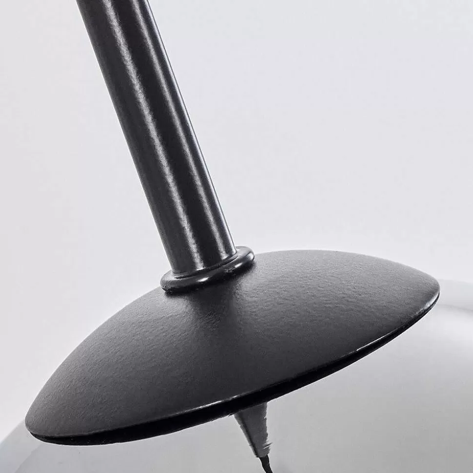 hofstein Lampes À Boules>Suspension Verre 15 Cm Koyoto Chrome, Fume, 5 Lumieres