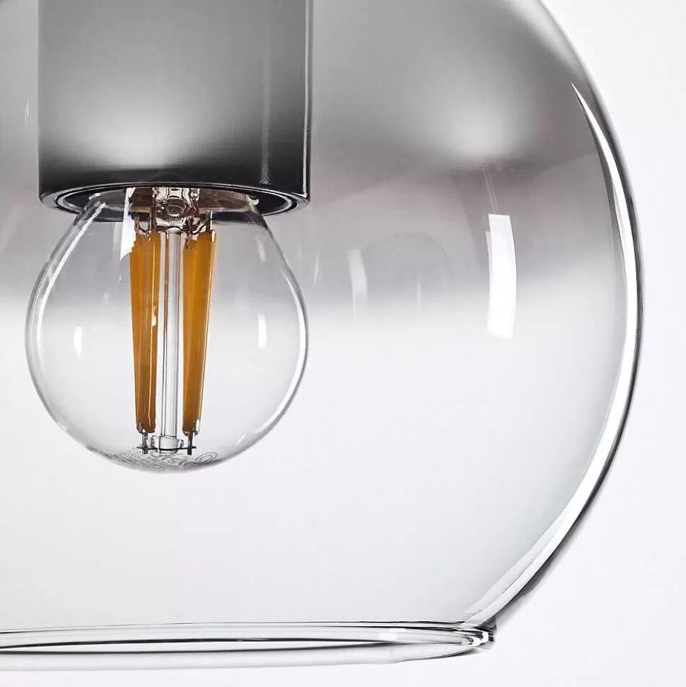hofstein Lampes À Boules>Suspension Verre 15 Cm Koyoto Clair, Fume, 4 Lumieres