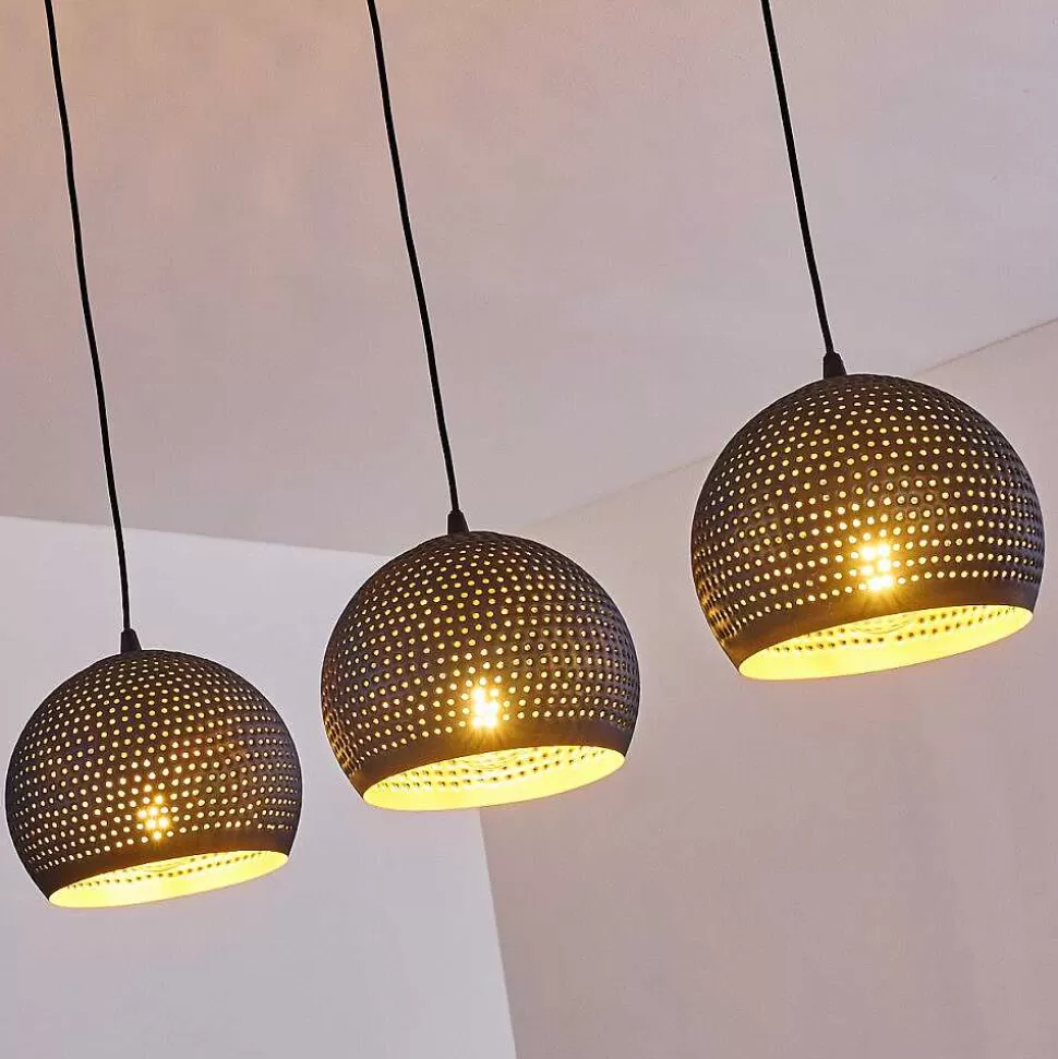 hofstein Luminaires Orientaux>Suspension Wildervanksterdallen Noir, 3 Lumieres
